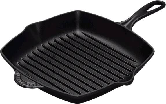 Le Creuset Skillet Vierkante Grillpan 26 cm Zwart