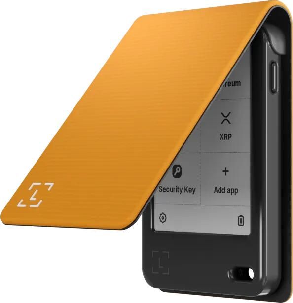 Ledger Nano Gen 5 Magnet Folio Bitcoin Orange