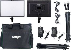 Ledgo E268CII Bi-color kit w light stands (2 ligh high out)