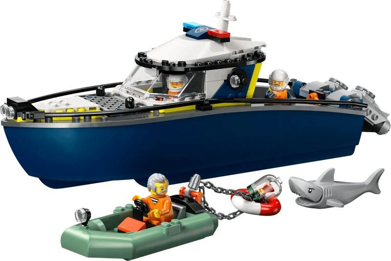 LEGO City 60456 achtervolging in een politieboot