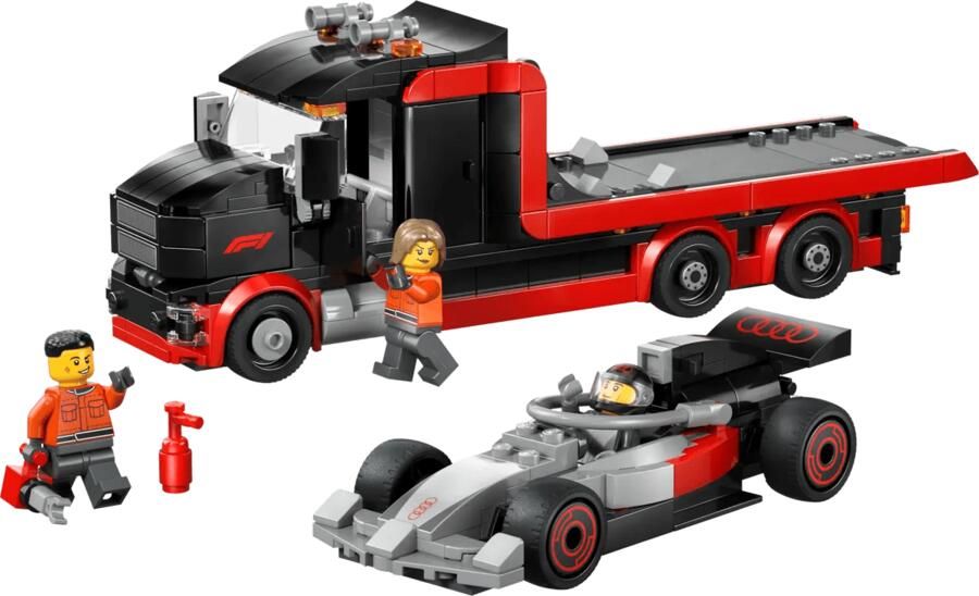 Lego City F1 Displaytruck met Audi F1 racewagen 60493