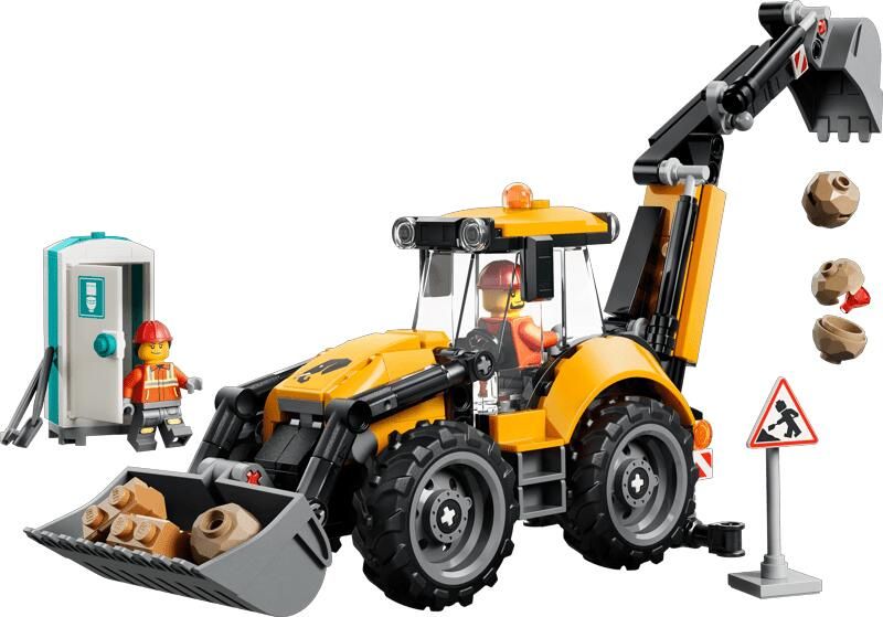 Lego City Gele graaflaadmachine 60480