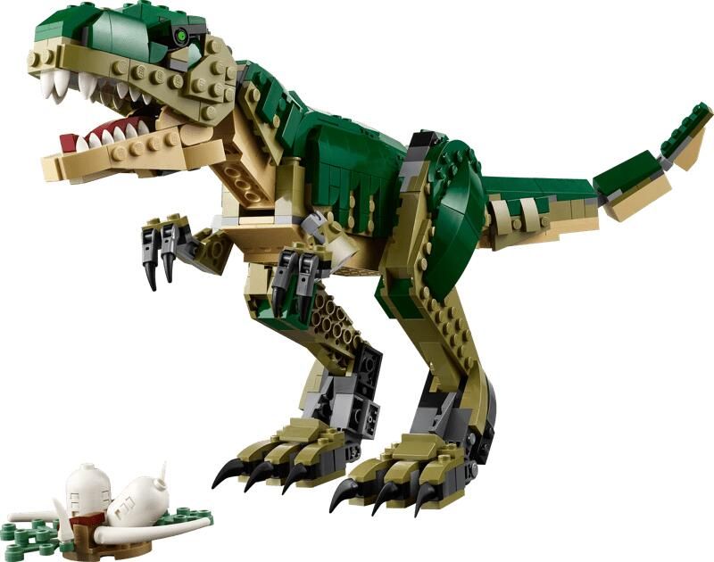 LEGO Creator 3-in-1 T. rex wordt Triceratops of Pterodactylus Dinosaurus Speelgoed 31151