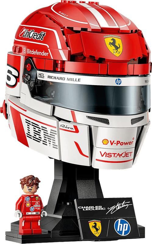 LEGO Editions Vehicles Scuderia Ferrari HP Helm van Charles Leclerc Set 43014