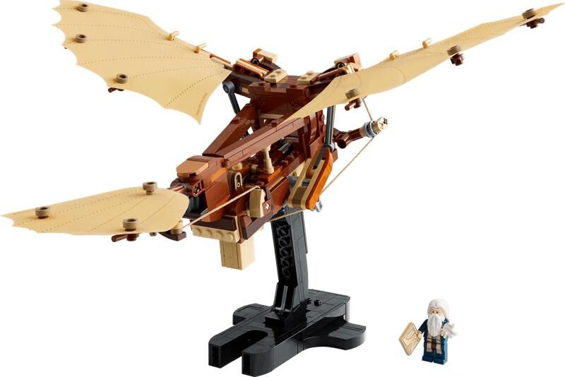LEGO Icons De vliegmachine van Leonardo da Vinci set 10363