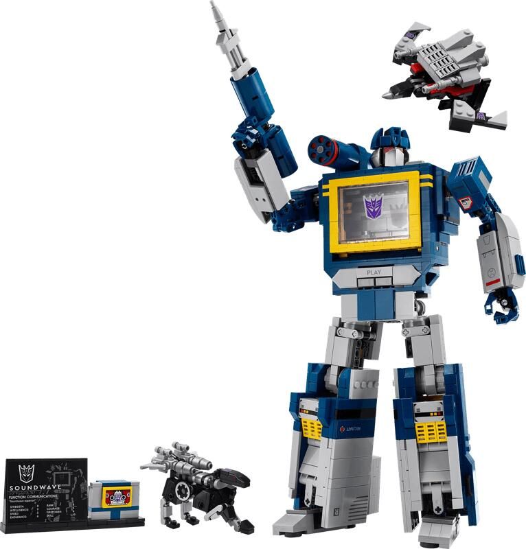 Lego Icons Transformers: Soundwave 10358
