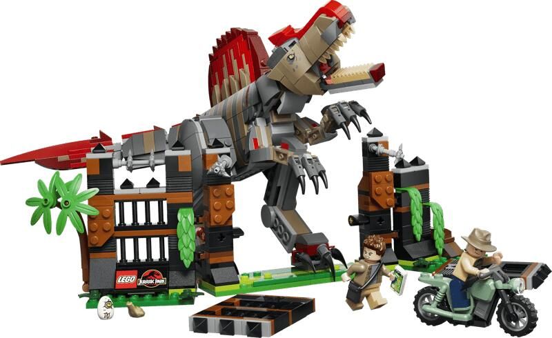 Lego Jurassic World Spinosaurus ontsnapping 77982