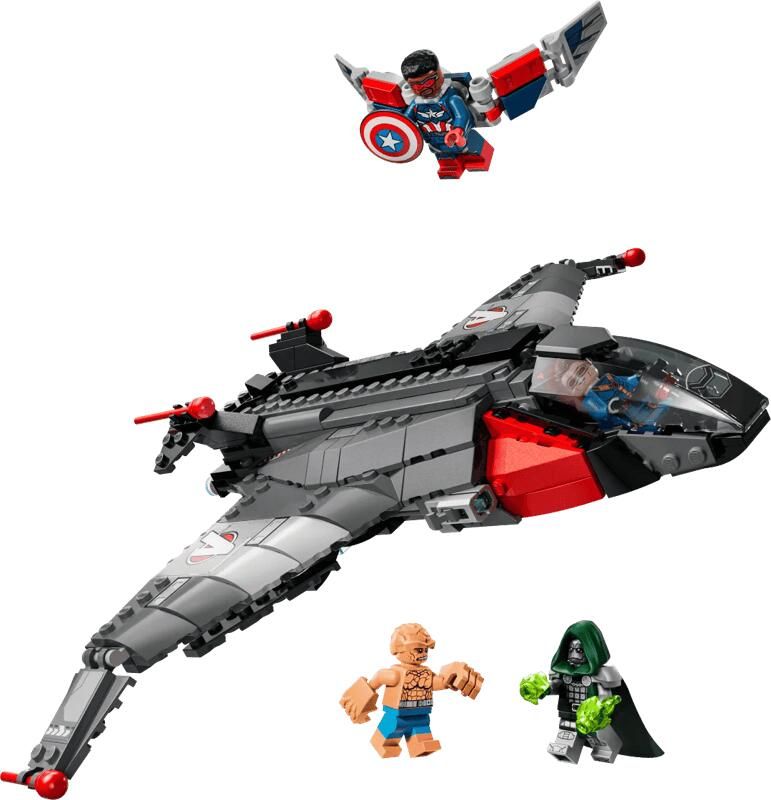 LEGO Marvel Avengers Doomsday Quinjet Vliegtuig Speelgoed 76347