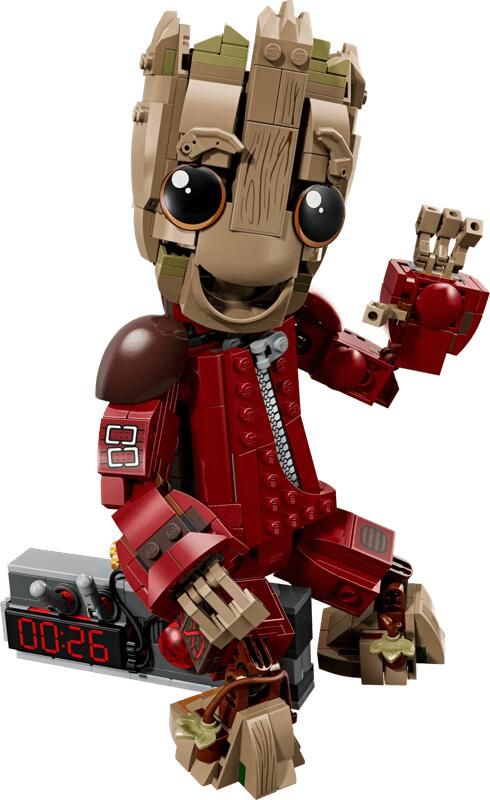 Lego Marvel Groot in Ravager jumpsuit 76341