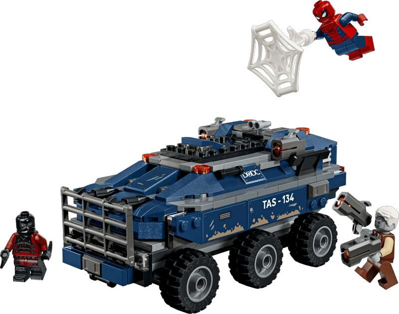LEGO Super Heroes Spider-Man achtervolging van gevangenistransport 76349