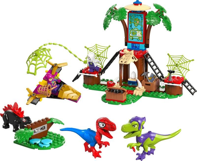 LEGO Marvel Spidey en zijn geweldige vriendjes Spidey en Gobby's raptorstrijd bij de boomhut 11200