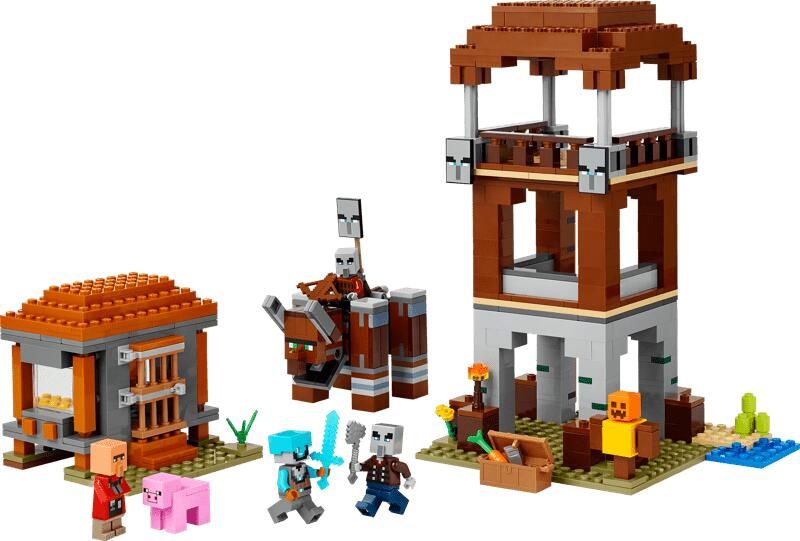 Lego Minecraft De Plunderaar Buitenpost en Verwoester 21278