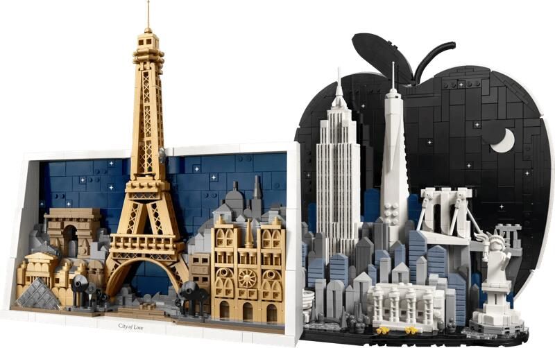 Lego New York en Parijs Set 21066 + 21064