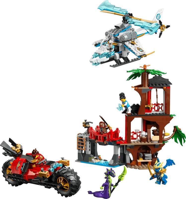 Lego Ninjago Ninjavoertuigen bij de boomhut 71857