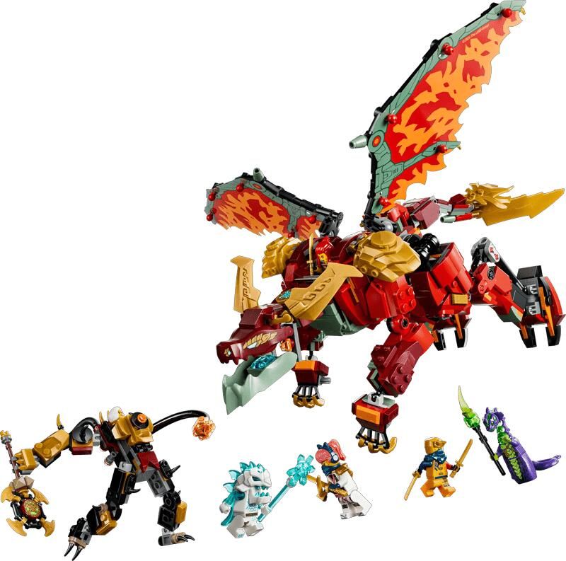 LEGO EGO Ninjago 71868 Wyldfyre's transformerende drakenmecha