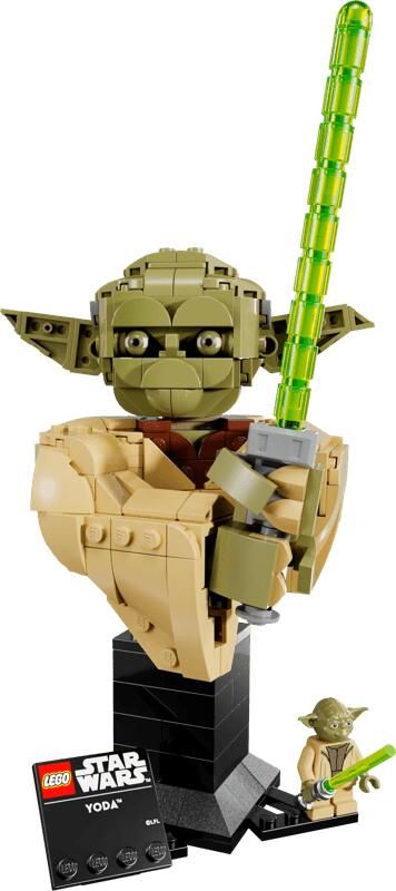 LEGO Star Wars Yoda Buste Bouwpakket voor Volwassenen 75438