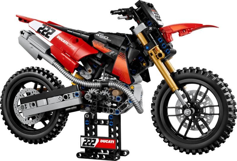 Lego Technic Ducati Desmo450 MX Factory Motorcycle 42238