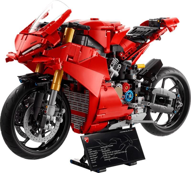 Lego Technic Ducati Panigale V4 S motor 42202