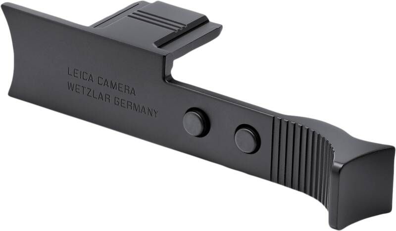 Leica Thumb Support Q3 aluminium black anodized finish | Sluiterknoppen | Fotografie Camera toebehoren | 4022243195332