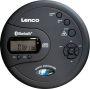 Lenco Draagbare Bluetooth CD-MP3 speler met anti-shock Zwart - Thumbnail 1