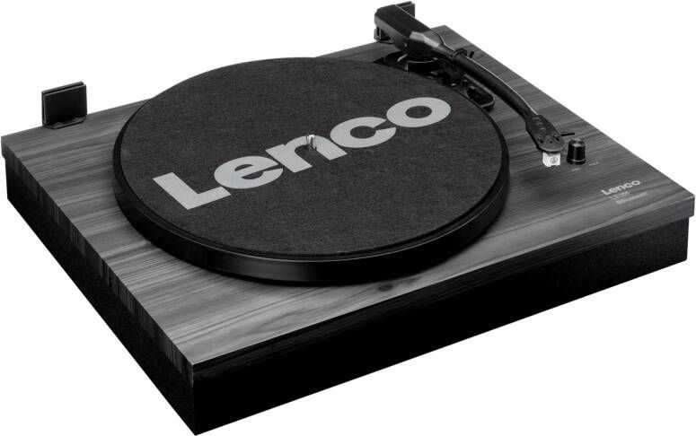 Lenco Platenspeler met Bluetooth en twee externe speakers Zwart