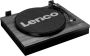 Lenco Platenspeler met Bluetooth en twee externe speakers Zwart - Thumbnail 1