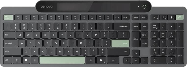 Lenovo 800 Self-Charging Bluetooth Keyboard QWERTY Black