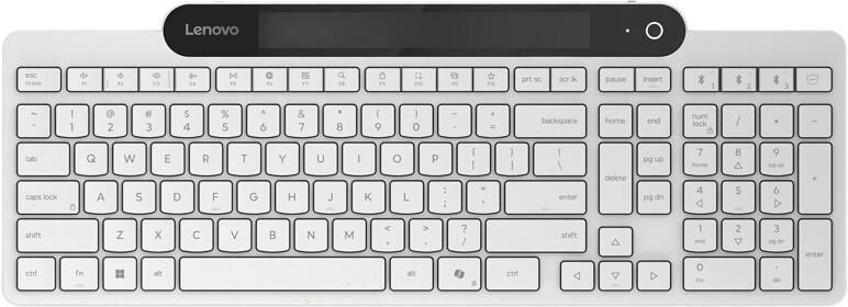 Lenovo 800 Self-Charging Bluetooth Toetsenbord QWERTY Wit