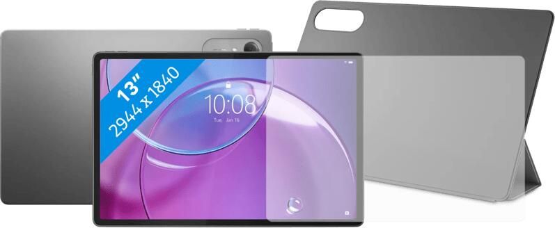 Lenovo Idea Tab Pro Gen 2 13 inch 256GB Wifi met Stylus + Book Case en Screenprotector