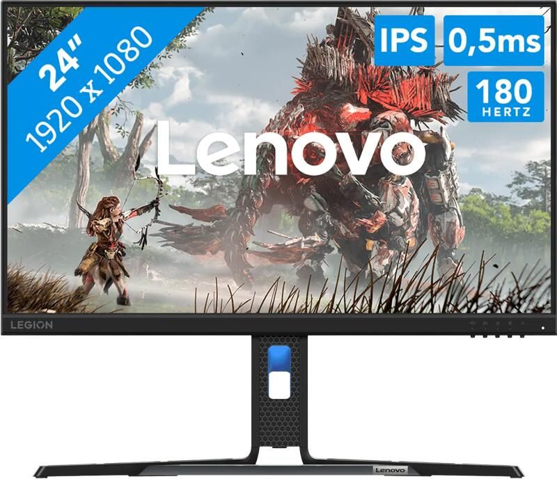 Lenovo Legion R24e Monitor Zwart