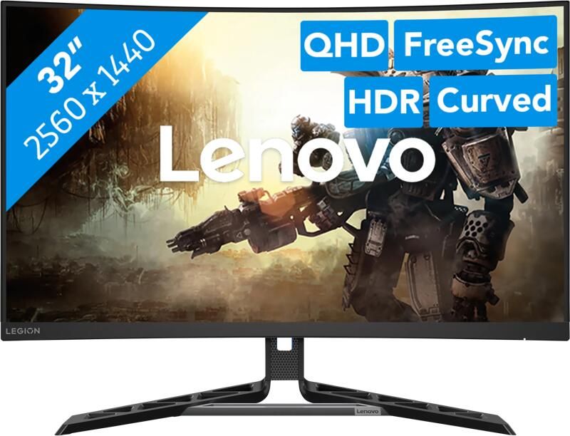Lenovo Legion R32qc-30 Monitor Zwart