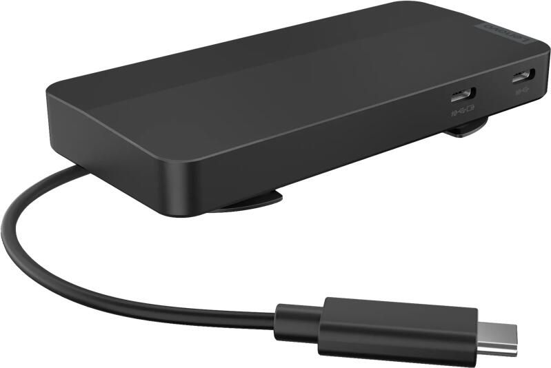 Lenovo USB-C-Travel Dock voor 2 schermen (met adapter)