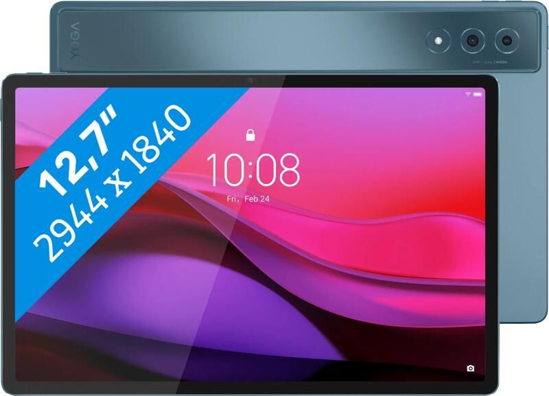 Lenovo Yoga Tab Plus 16GB 256GB Wifi met Stylus en Toetsenbordhoes Tablet Blauw