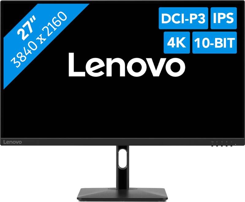 Lenovo N27p Monitor Zwart