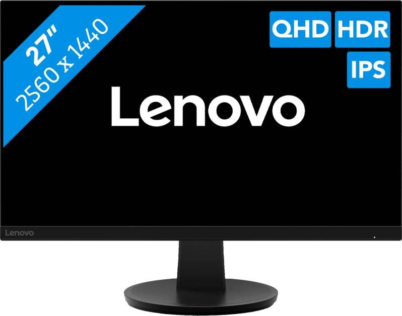Lenovo N27q Monitor Zwart