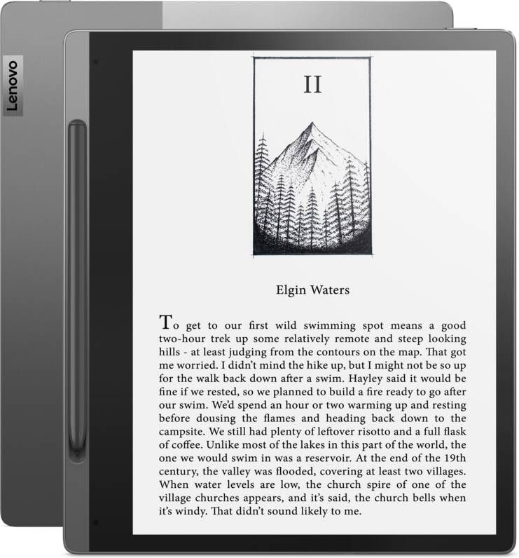 Lenovo Smart Paper 64GB Wifi E-reader Grijs