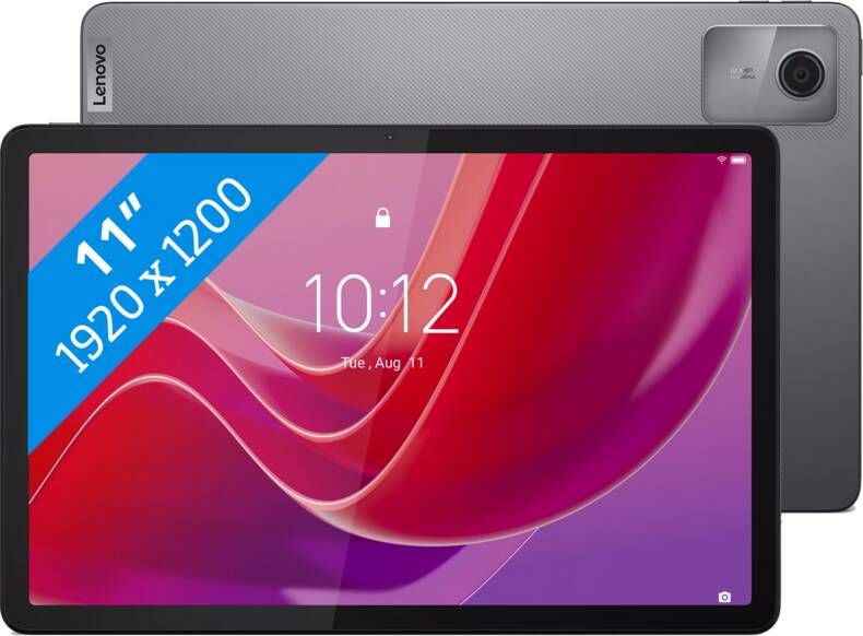 Lenovo Tab M11 11 inch 128GB 8GB RAM Wifi met Tab Pen Grijs