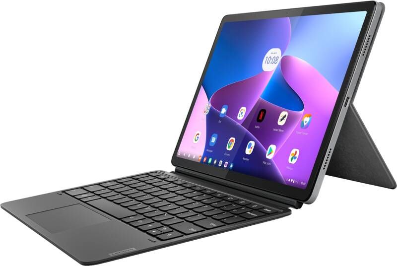 Lenovo Tab P11 Pro (2de generatie) Toetsenbord Hoes Grijs