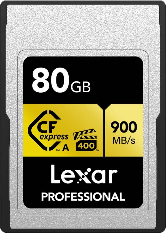 Lexar CFexpress Pro Type A Gold Series 80GB 900MB s | Geheugenkaarten | Computer&IT Data opslag | 0843367127726