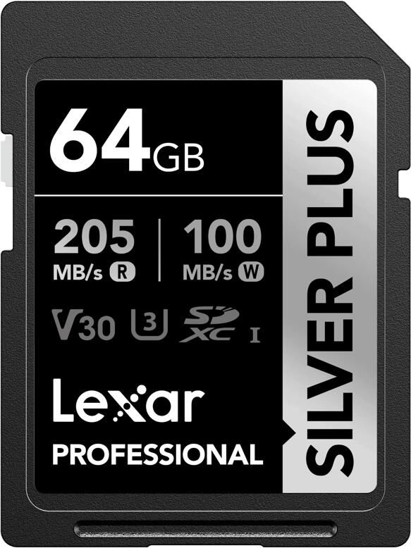 Lexar Professional SDXC Silver Plus 64GB 100MB s