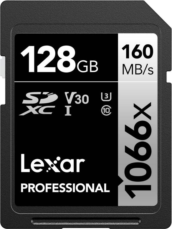 Lexar Professional 1066x SILVER 128GB SDXC 160mb s