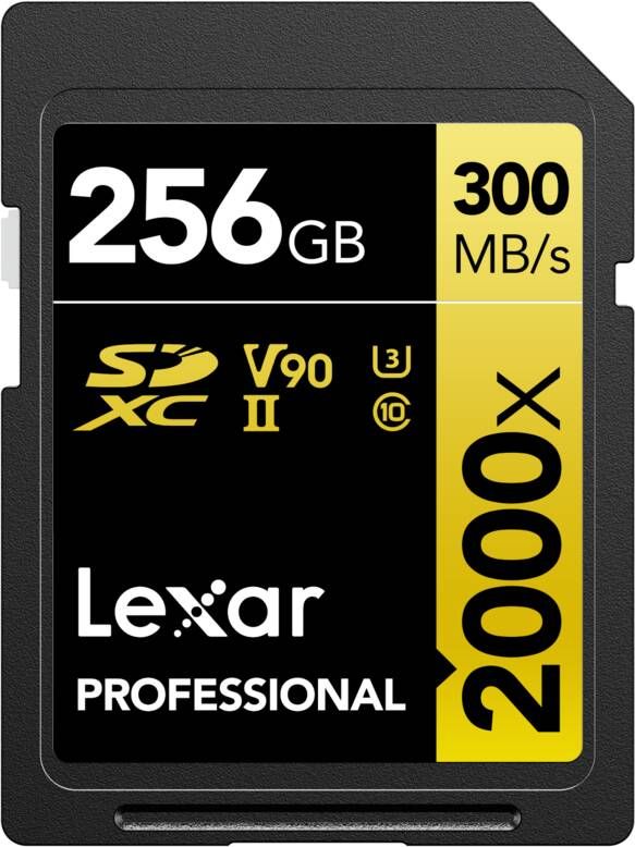 Lexar SDHC Professional UHS-II 2000x 256GB V90 | Geheugenkaarten | Computer&IT Data opslag | 0843367125920