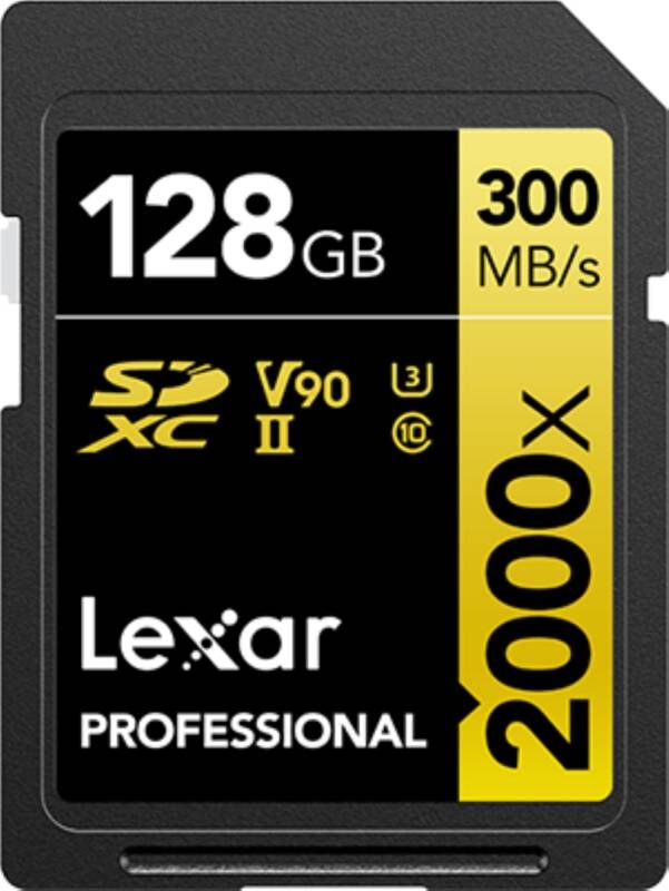 Lexar SDXC Professional UHS-II 2000x 128GB | SD kaarten | Fotografie Geheugen&Opslag | 0843367120864