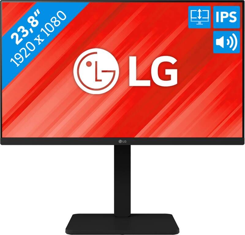 LG Full HD IPS 24BA550-B Monitor Zwart