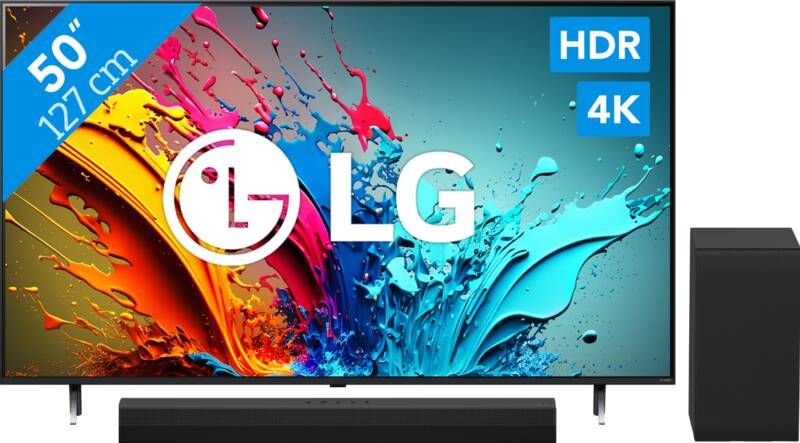 LG 50QNED85T6A (2024) + Soundbar