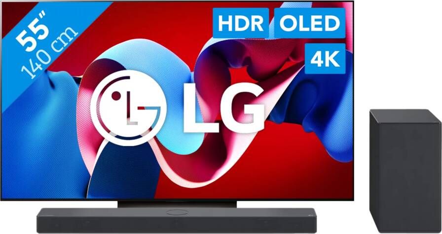 LG 55" OLED EVO C4 4K (2024) + DSC9S (2024)
