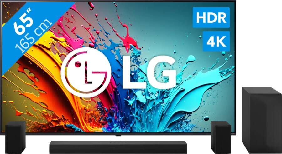 LG 65QNED85T6C (2024) + Soundbar