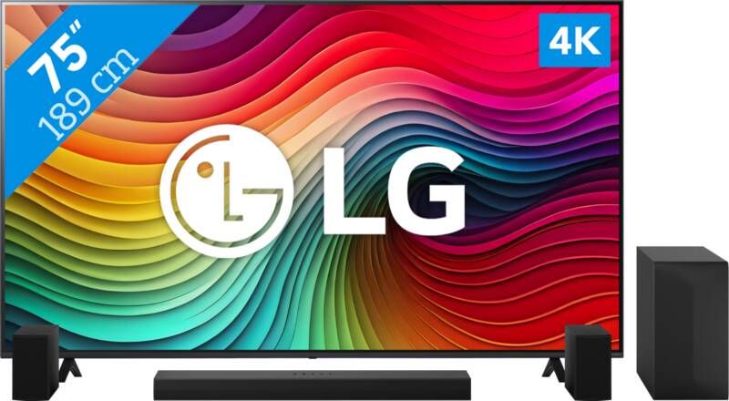LG 75NANO81T6A (2024) + Soundbar