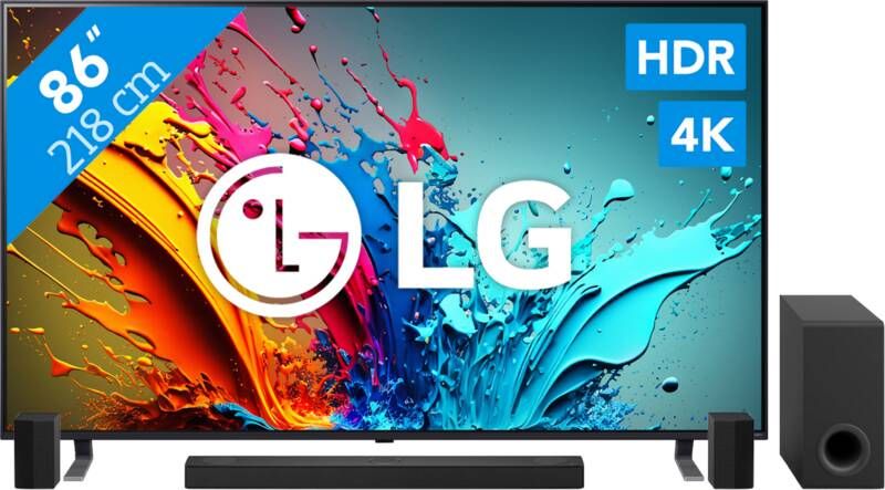 LG 86QNED85T6C (2024) + Soundbar