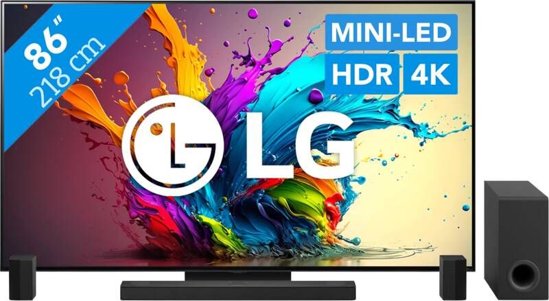 LG 86QNED91T6A (2024) + Soundbar